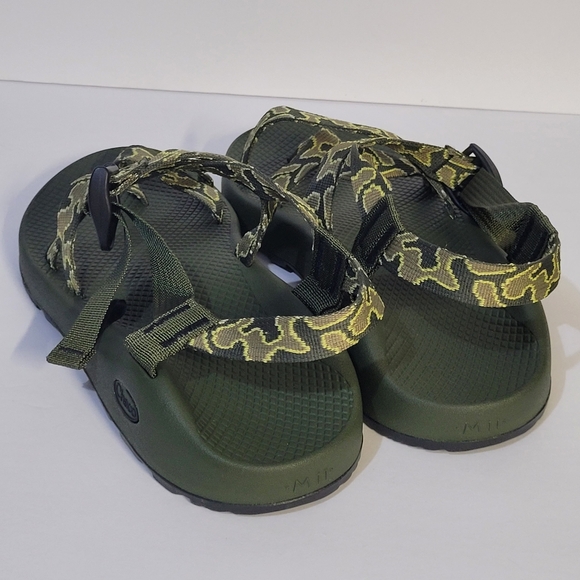 Chaco Men's Z/2 Green Camo Sandals - Picture 5 of 11